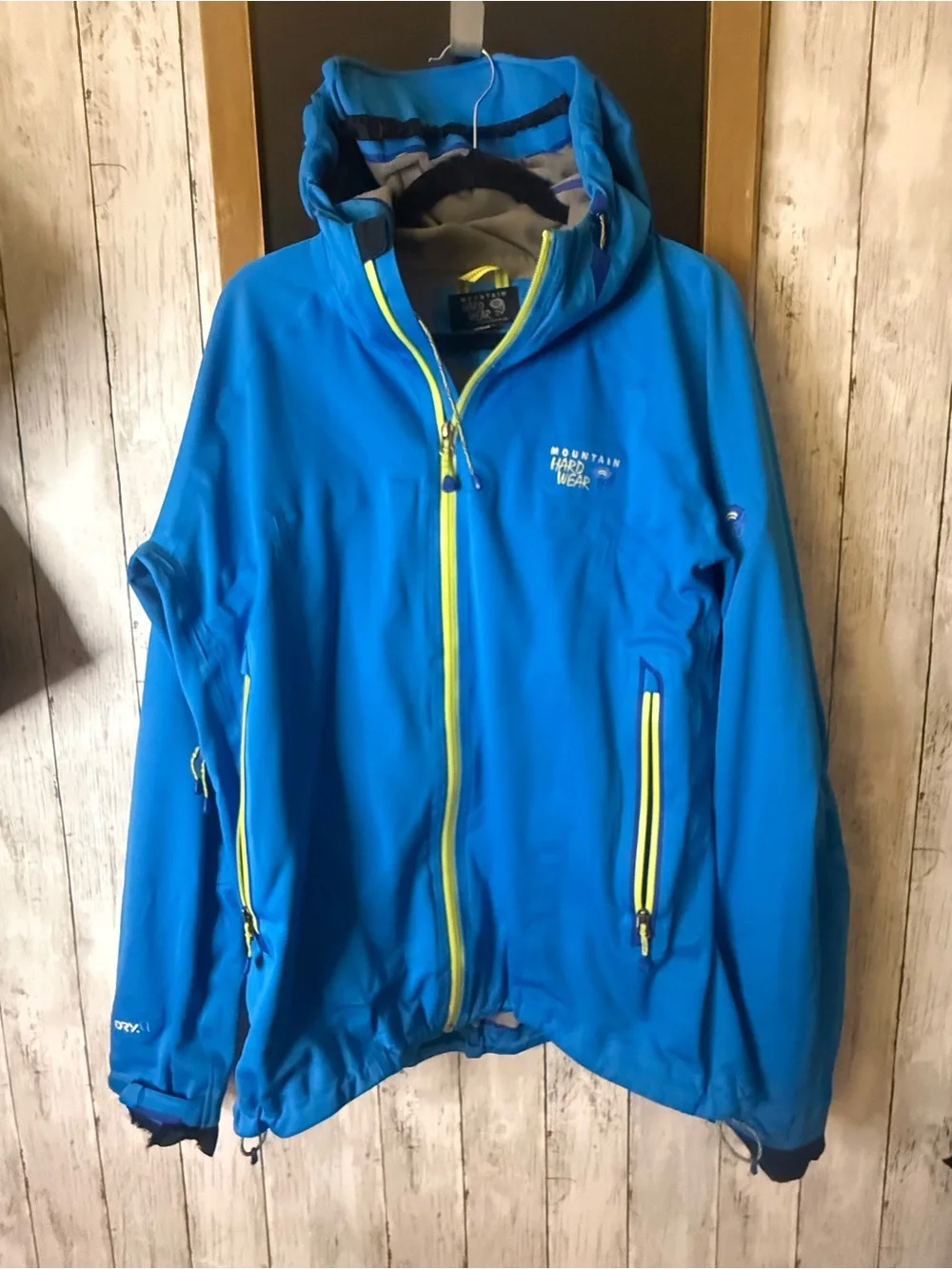 Mountain Hardwear Trinity Jacket Dry-Q Core Waterproof Softshell Men’s Teal XL